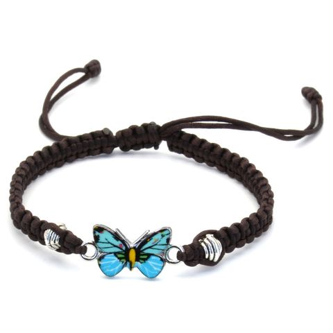 1 Piece Fashion Butterfly Alloy Line Knitting Women's Bracelets