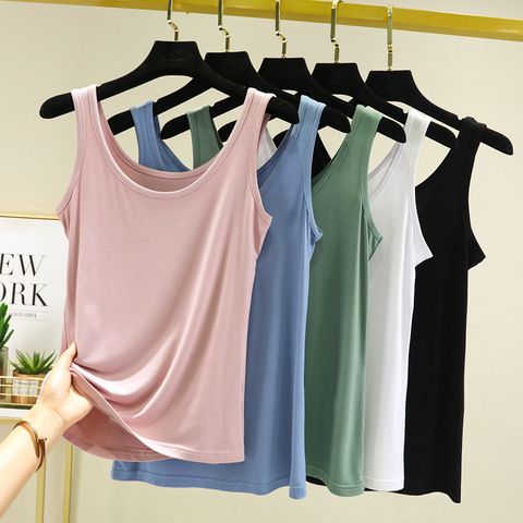 Women's Blouse Tank Tops Backless Fashion Solid Color