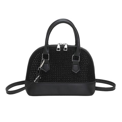 Women's All Seasons Pu Leather Rhinestone Fashion Handbag