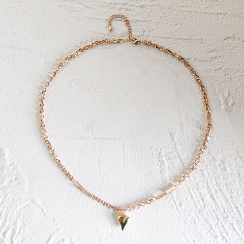 1 Piece Fashion Heart Shape Alloy Copper Women's Pendant Necklace