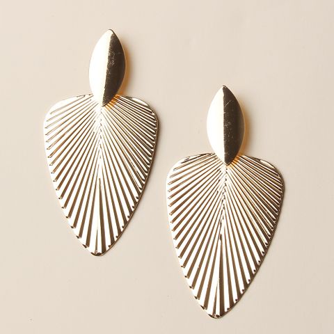 1 Pair Fashion Leaf Alloy Women's Drop Earrings