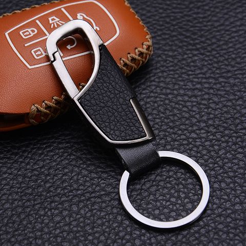 1 Stück Einfacher Stil Farbblock Metall Männer Taschenanhänger Schlüsselbund
