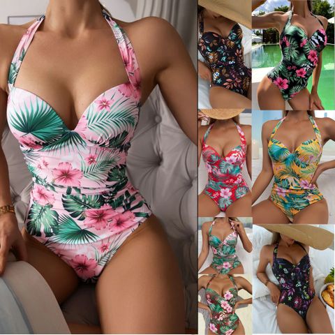 Women's Beach Flower 1 Piece One Piece