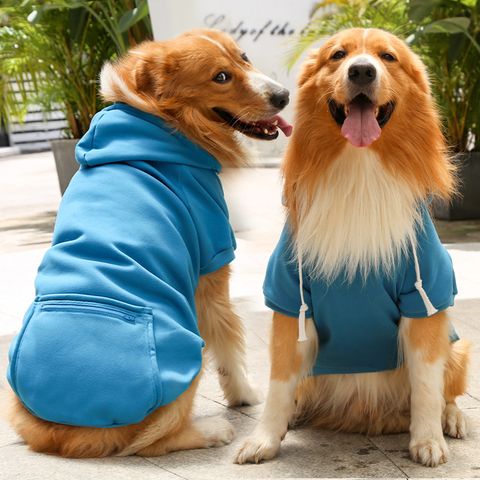 Casual Polyester Solid Color Pet Clothing
