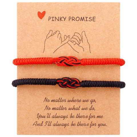 Casual Geometric Colorful Braided Rope Irregular Knitting Unisex Bracelets