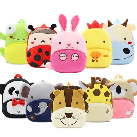 Water Repellent 12 Inch Animal Daily Kids Backpack