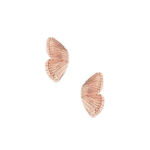 1 Pair Simple Style Butterfly Alloy Plating Women's Ear Studs
