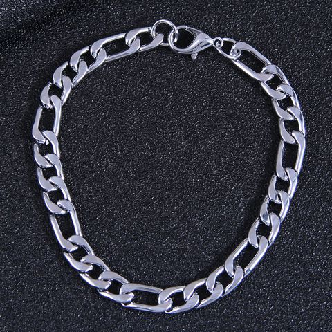 Fashion Simple Stainless Steel Metal Chain Temperament Men's Bracelet
