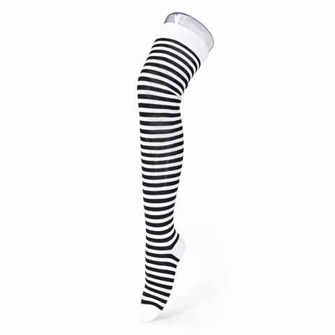 Women's Fashion Stripe Acrylic Over The Knee Socks