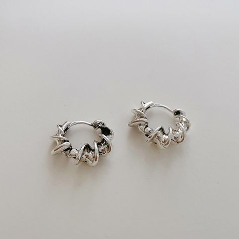 1 Pair Simple Style Geometric Metal Plating Women's Earrings