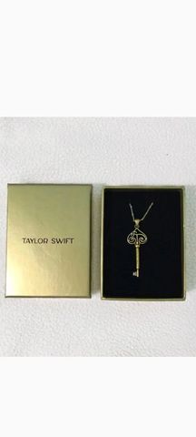 1 Piece Retro Heart Shape Key Copper Pendant Necklace