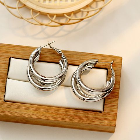 1 Pair Fashion Geometric Metal Plating Women's Earrings