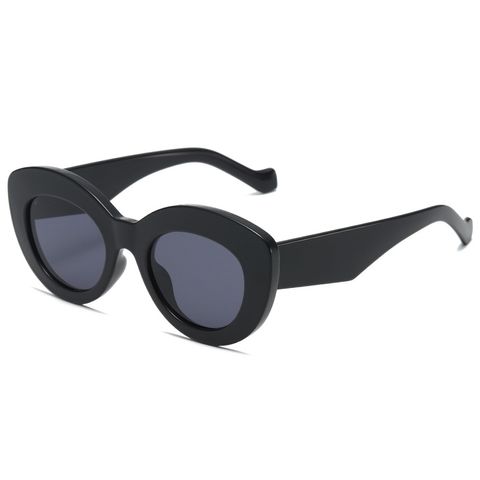 Y2k Geometric Pc Cat Eye Full Frame Men's Sunglasses