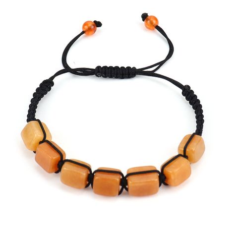 Ethnic Style Square Natural Stone Braid Bracelets