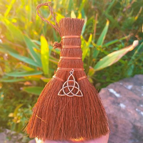 Creative Mini Branches Broom Exquisite Car Pendant 1 Pcs