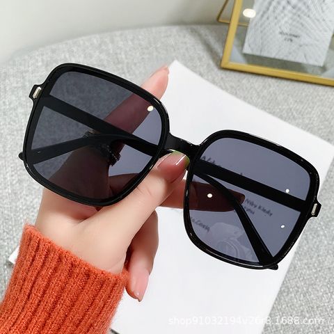 Simple Style Round Pc Oval Frame Full Frame Women's Sunglasses