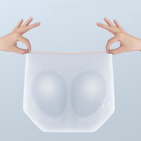Solid Color Seamless Breathable High Waist Briefs