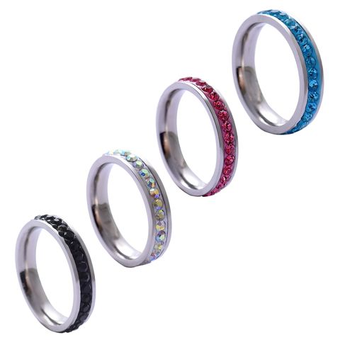 Wholesale Commute Rhombus Stainless Steel Rings