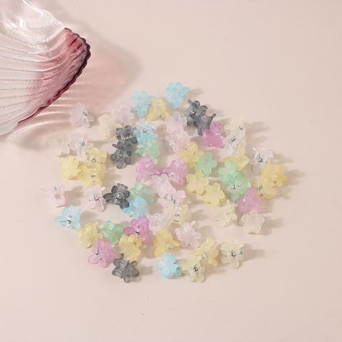 Sweet Flower Alloy Artificial Crystal Artificial Pearls Resin Hair Claws