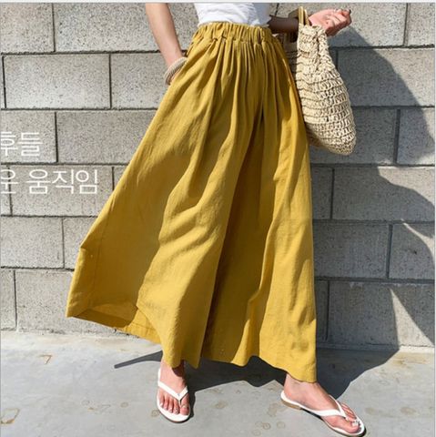 Women's Street Casual Solid Color Ankle-length Casual Pants Harem Pants