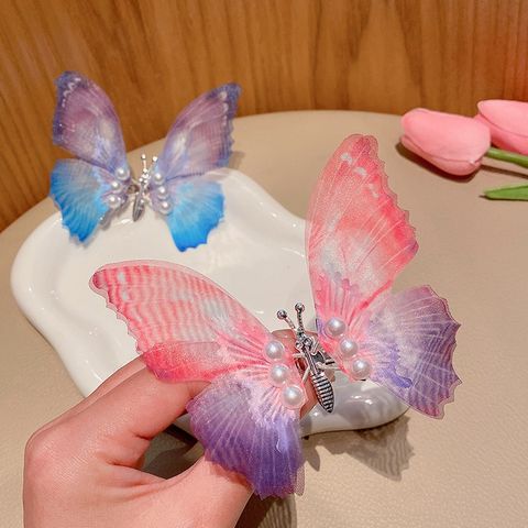Pastoral Butterfly Cloth Patchwork Hair Clip