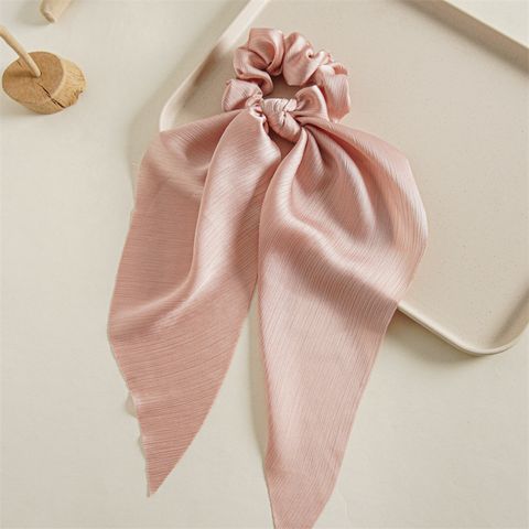 Fashion Solid Color Cloth Hair Tie 1 Piece