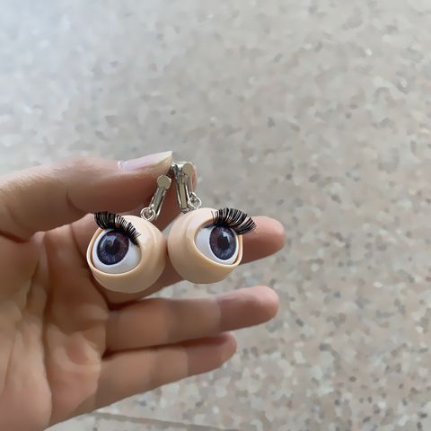 Wholesale Jewelry 1 Pair Exaggerated Novelty Eye Plastic Drop Earrings