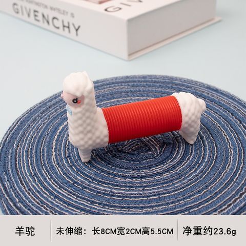 Telescopic Pull Tube Unicorn Decompression Creative Changeable Diy Soft Glue Alpaca Vent Toy