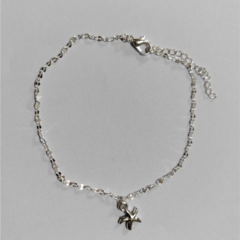Simple Starfish Pendant Anklet Fashion Alloy Starfish Anklet