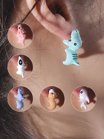 Cute Animal Alloy Women's Ear Studs