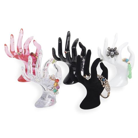 Novelty Gesture Plastic Jewelry Rack