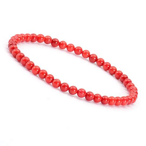 1 Piece Simple Style Round Natural Stone Beaded Bracelets
