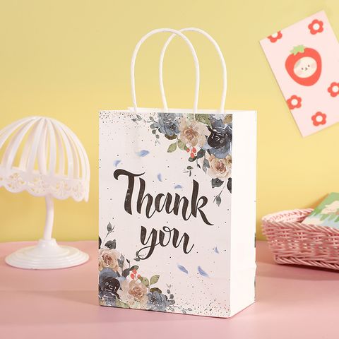 Fashion Letter Paper Party Gift Bags 1 Piece