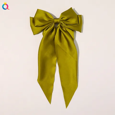 Simple Style Bow Knot Cloth Printing Hair Clip 1 Piece