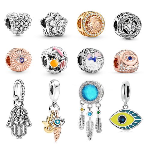 1 Piece Fashion Palm Eye Alloy Enamel Jewelry Accessories