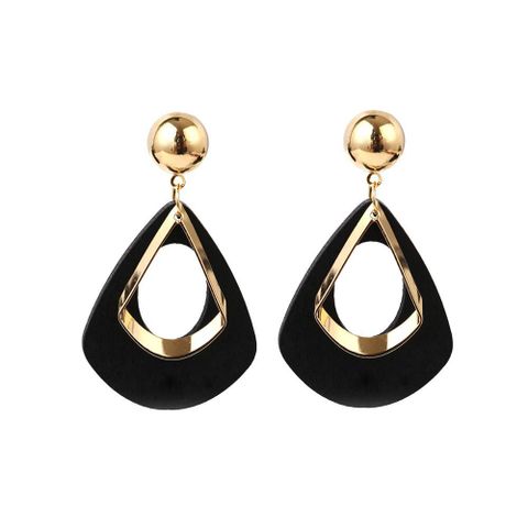 1 Pair Lady Geometric Metal Women's Drop Earrings