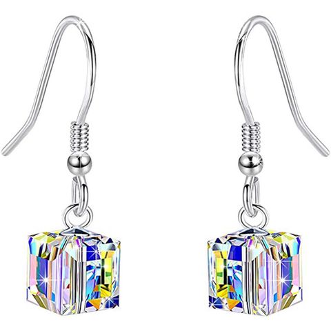 Simple Style Square Artificial Crystal Patchwork Women's Jewelry Set