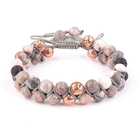 Fashion Round Artificial Crystal Turquoise Beaded Bracelets
