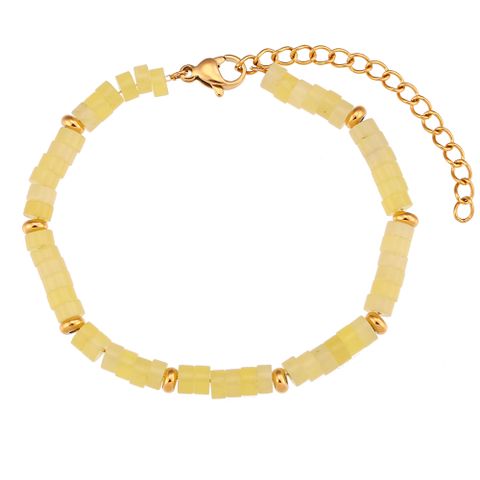 Fashion Simple Style Classic Style Solid Color Beaded Beaded Necklace