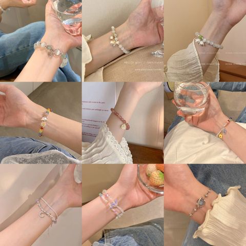Fashion Geometric Glass Beaded Women's Bracelets