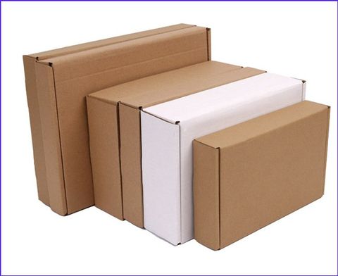 Simple Brown Large Corrugated Paper Box Packaging Box