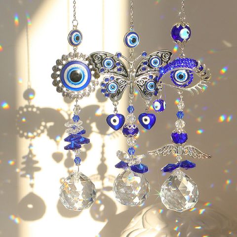 Elegant Devil's Eye Artificial Crystal Pendant