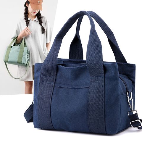 Women's Medium All Seasons Canvas Vintage Style Handbag Tote Bag