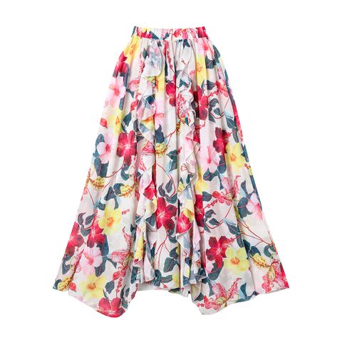 Women's Sexy Flower Printing One Piece Cover Up Or Dress