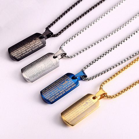 Hip-Hop Streetwear Geometric 304 Stainless Steel Plating Metal 18K Gold Plated Men'S