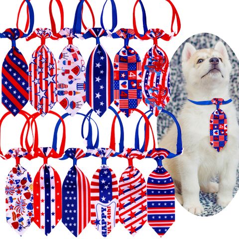 New Everyday Casual Independence Day Dog Tie Accessories