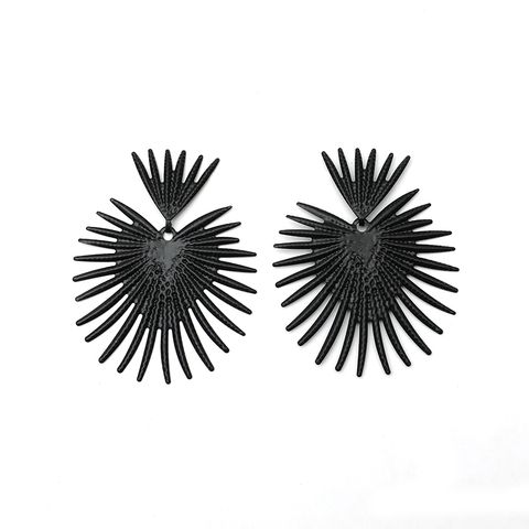 Exaggerated Sun Arylic Women's Drop Earrings