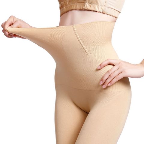 Solid Color Waist Support Seamless Shaping Underwear