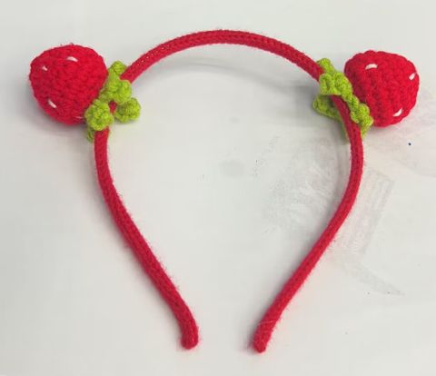 Cute Rabbit Heart Shape Frog Yarn Hair Band 1 Piece