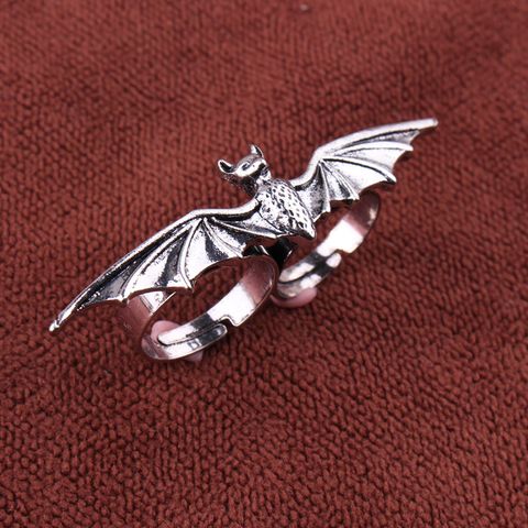 Casual Cool Style Bat Alloy Plating Silver Plated Unisex Open Ring